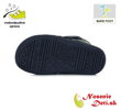 Chlapčenské barefoot zimné topánky čižmy DD Step Tmavomodré Tyranosaurus 063-968