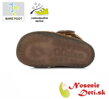 Detské chlapčenské zimné barefoot topánky DD Step Horčicové Pavúčik 070-111A
