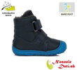 Detské chlapčenské zimné barefoot topánky DD Step Tmavomodré Džungľa 073-457A