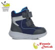 Chlapčenské zimné membránové nepremokavé topánky DD Step Modré F651-454