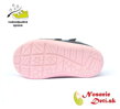 Dievčenské zimné topánky alternatíva barefoot DD Step Modroružové s levíčaťom 066-653