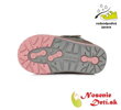 Dievčenské zimné topánky čižmy  DD Step Bronzové Kvetinky 029-767