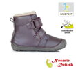 Dievčenské zimné barefoot topánky čižmy DD Step Violet Oslík 063-511A
