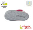 Dievčenské zimné barefoot topánky DD Step Ružová Jednorožec 070-328A
