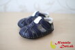 Topánky na prvé kroky barefoot sandálky Freycoo Larry Modré