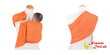 Water sling - Tangerine - šatka do vody