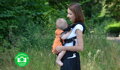 Ergonomický nosič Kibi tekvica a ročné dieťa - nosič zohladňuje nosiace obdobie od 7-6 mesiacov až do 3-4 rokov. Kibi dobre 