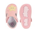 Detské kožené capačky D.D. Step Baby Pink Hviezda
