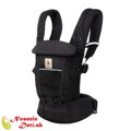 Ergobaby Adapt detský nosič SoftFlex Mesh Onyx Black