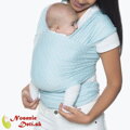 Ergobaby Aura Wrap Baby Blue šatka na nosenie detí elastická