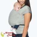 Ergobaby Aura Wrap Pearl Grey šatka na nosenie detí elastická