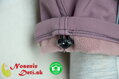 Softshellové nohavice detské Tmavomodrá Ružová