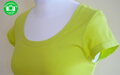 Tehotenské tričko Svetlozelené s guľatým výstrihom