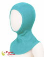 Celoročná merino vlnená kukla pre deti Manymonths Aqua Blue