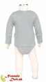 Merino pre deti Body/Tričko Manymonths Bright Silver