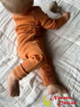 Detský overal z merino vlny Manymonths Tangerine Marmalade