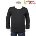 Detské tričko z merino vlny Manymonths Panther Black