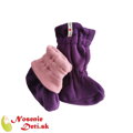 Merino vlnené vysoké čižmičky pre deti Manymonths Winter West Wind Rose
