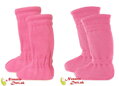 Merino vlnené vysoké botičky pre deti Manymonths Winter Pop Pink