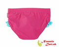 Detské plavky UV ochrana 50+ Sterntaler Ružové s mašľou