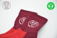 Zimné Merino vlnené ponožky pre deti Surtex Bordo Červená