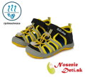 Chlapčenské detské športové sandále DD Step Čierne Black JAC65-257A
