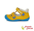 Chlapčenské sandále alternatíva barefoot DD Step Horčicové 015-403B