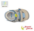 Barefoot chlapecké letní sandály Světle šedé D.D. Step 070-761A