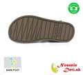 Chlapčenské barefoot sandále s pevnou pätou Khaki DD Step 076-382E