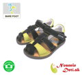 Chlapecké barefoot sandály s pevnou patou Khaki D.D. Step 076-382E