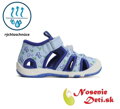 Chlapčenské detské športové sandále D.D. Step Sky Blue Dino 065-41329B
