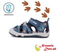 Chlapčenské detské športové sandále D. D. Step 065-61146A Royal Blue Dino