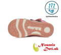 Dievčenské detské športové sandále DD Step Svetloružové JAC65-257C