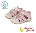 Dievčenské detské športové sandále DD Step Ružové Kvietky 065-394