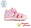 Detské dievčenské športové sandále D. D. Step 065-51957C Pink Hviezdičky