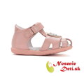 Dievčenské kožené sandále D. D. Step 075-51284D Baby Pink Macko