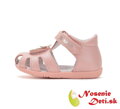 Dievčenské kožené sandále D. D. Step 075-51284D Baby Pink Macko