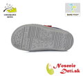 Detské barefoot plátenky chlapčenské DD Step Tmavomodré Spider 063-246