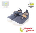 Detské barefoot otvorené plátenky D. D. Step C086-61089A Royal Blue Jeans