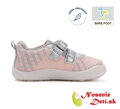 Dievčenské barefoot sieťované tenisky D. D. Step Marhuľová Pink F093-51399G