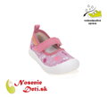 Dívčí otevřené letní plátěnky D.D.Step C100-61926 Daisy Pink Smajlíky