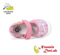 Dívčí otevřené letní plátěnky D.D.Step C100-61926 Daisy Pink Smajlíky