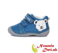 Celoroční chlapecké boty DD Step Modrošedé Medvídek 015-312