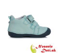 Barefoot alternatíva chlapčenská jarná jesenná členková obuv DD Step Mint Sky BlueTriceratops 015-372B