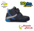 Chlapecké blikající kotníkové boty DD Step Tmavě modré 068-398