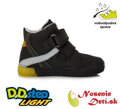 Chlapecké blikající kotníkové boty DD Step Černé 068-398A