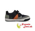 Chlapčenské celoročné kožené topánky DD Step Tmavomodré 040-41688
