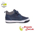 Chlapčenská prechodná kožená obuv D. D. Step topánky Royal Blue 040-42998