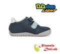 Chlapčenské blikajúce kožené topánky D.D. Step Tmavomodré Drak 050-41140A