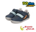 Chlapecké blikající boty D.D. Step Tmavě modré Drak 050-41140A